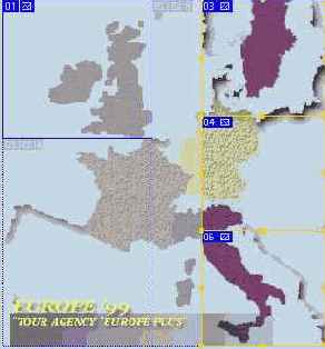 Результат автоматической разбивки фрагмента